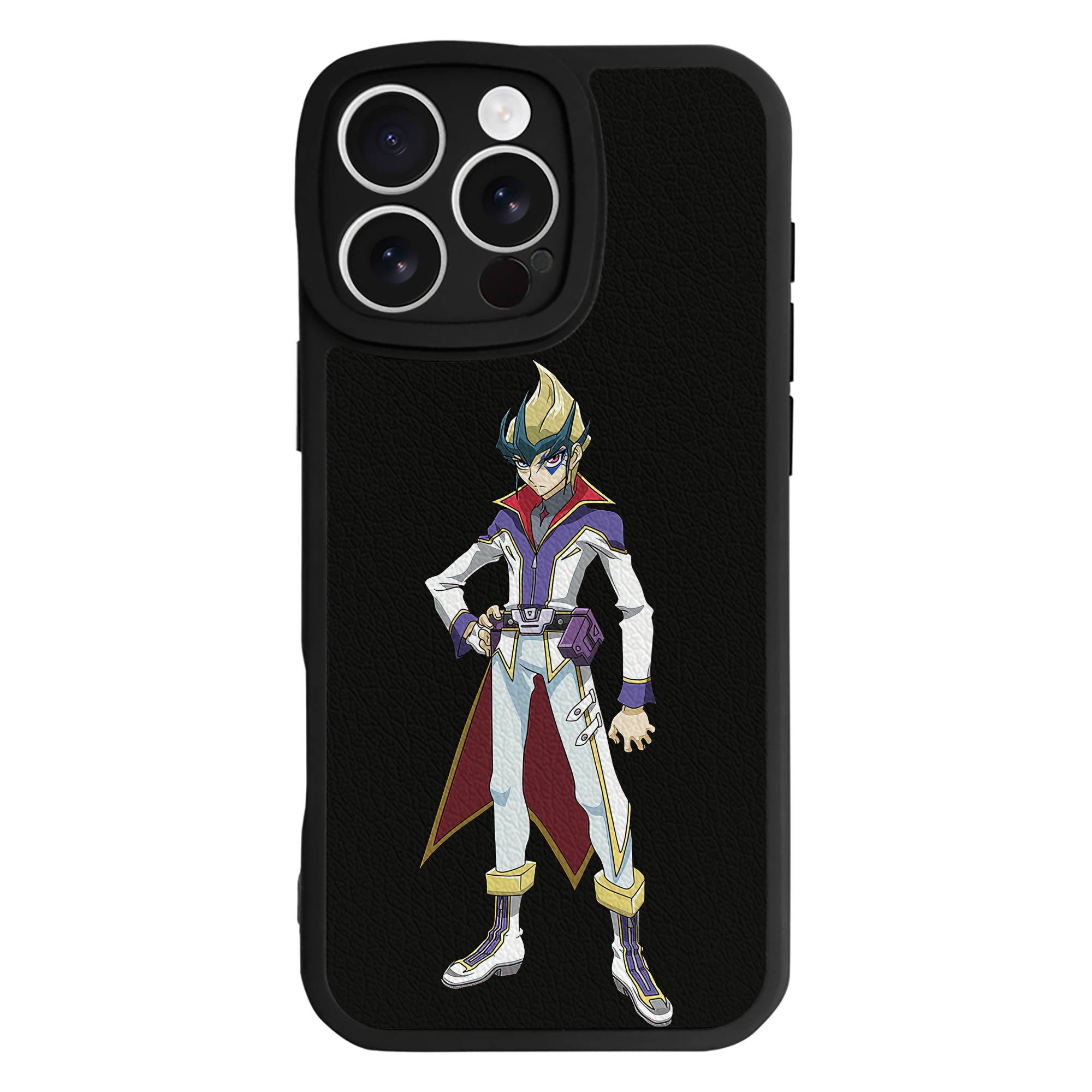 遊☆戯☆王 Yu-Gi-Oh! 【iPhone 16シリーズ対応】シリコンスマホケース（レザー調） 材質：シリコン